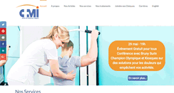 Desktop Screenshot of cliniquecmi.com