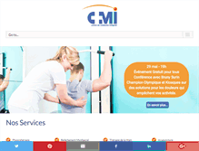 Tablet Screenshot of cliniquecmi.com